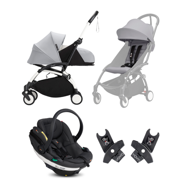 Stokke® YOYO³ Stroller - 6+ seat, 0+ Newborn pack and Car Chair Travel System Bundle-Bundle-Parent Studio