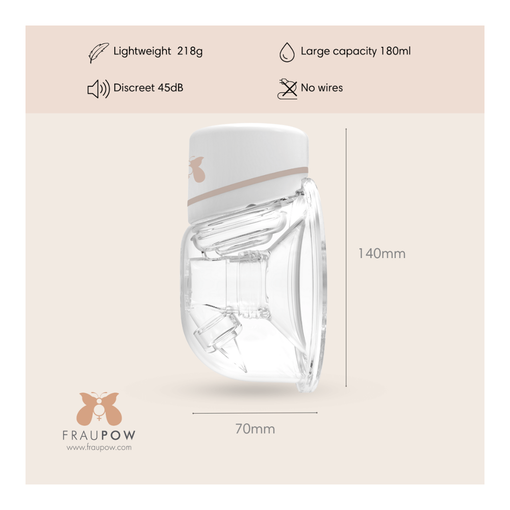 Fraupow Double Wearable Hands-Free Breast Pump