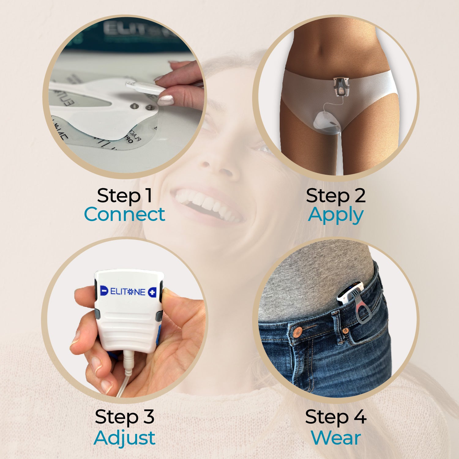 ELITONE Female Incontinence External Pelvic Floor Exerciser Therapy Kit-Electrical Muscle Stimulators-Parent Studio