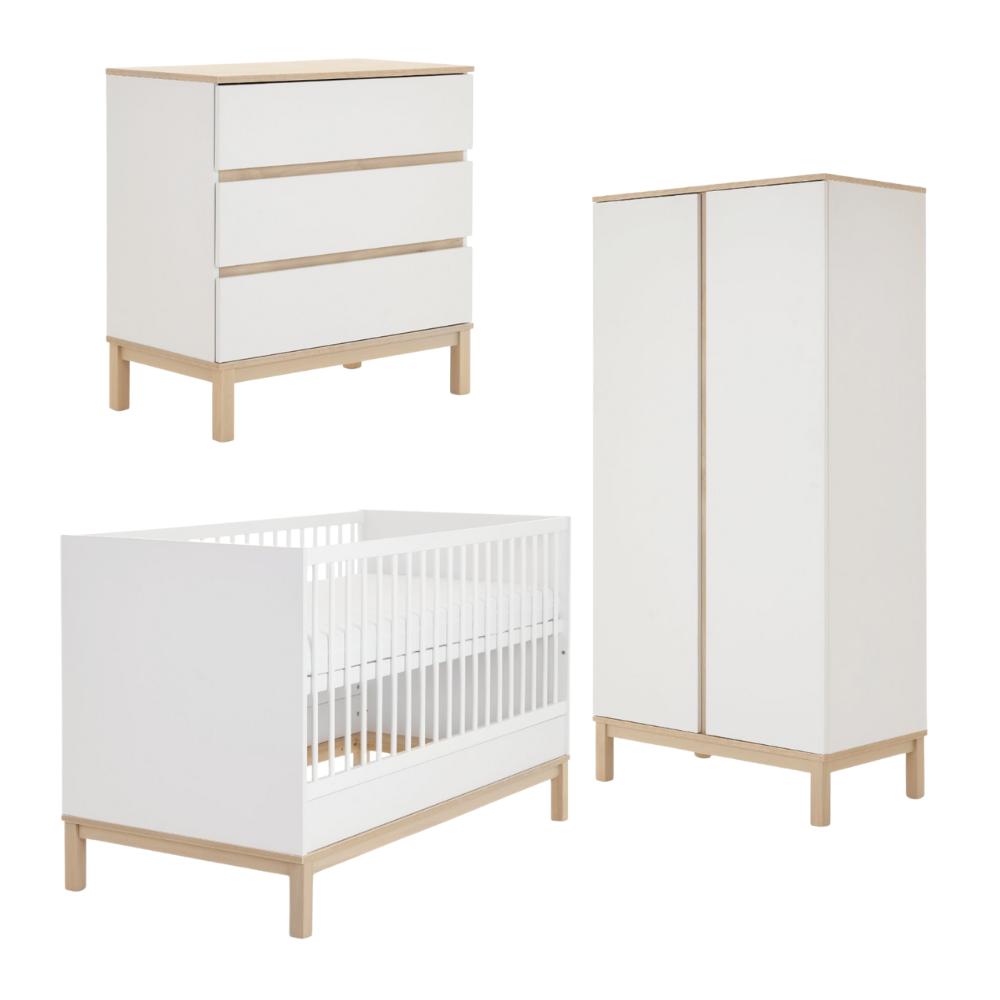 Obaby Astrid 3 Piece Room Set-Baby & Toddler Furniture Sets-Parent Studio