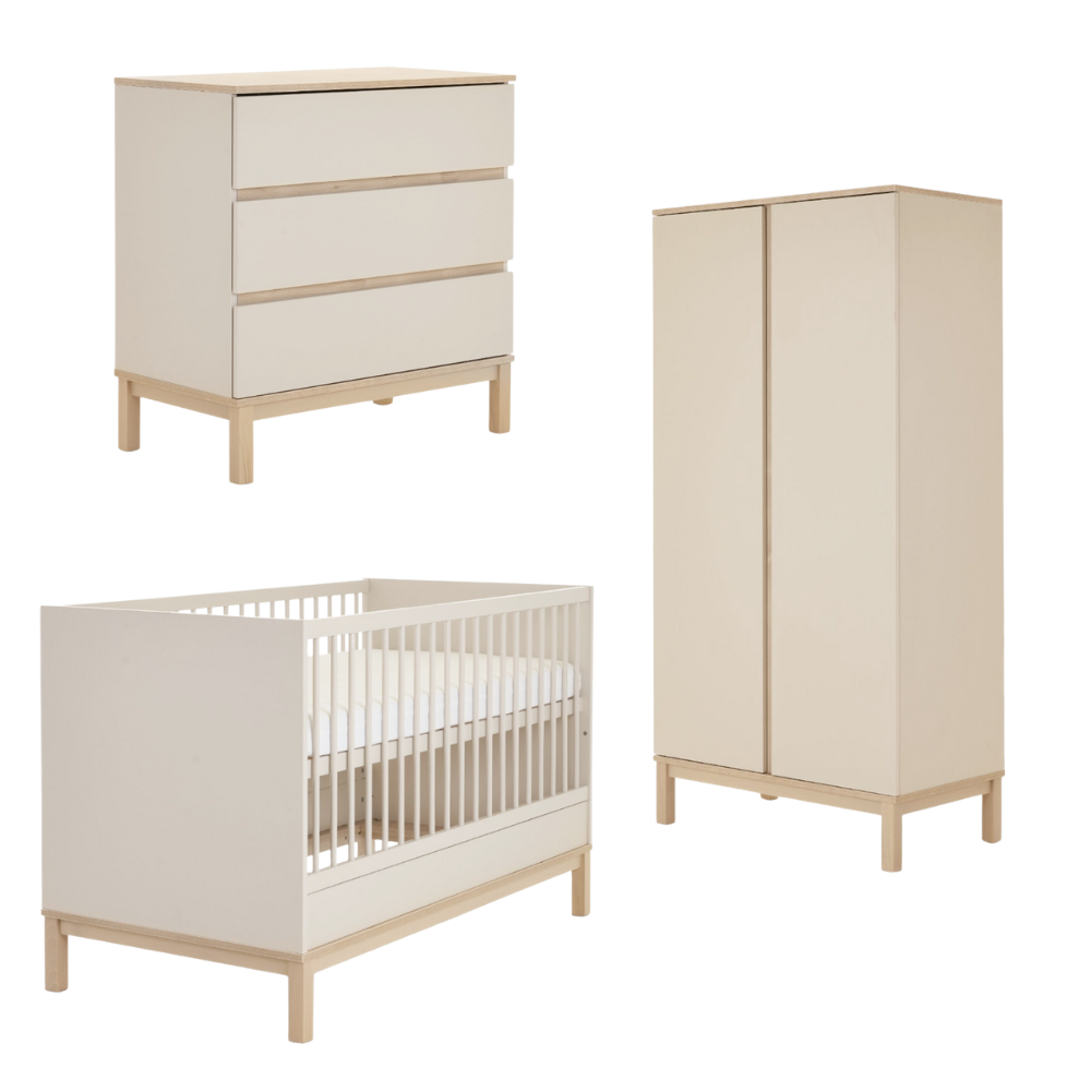 Obaby Astrid 3 Piece Room Set-Baby & Toddler Furniture Sets-Parent Studio