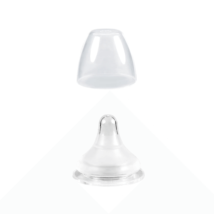 Fraupow Combi-Feed Glass Baby Bottles | Pack of 3