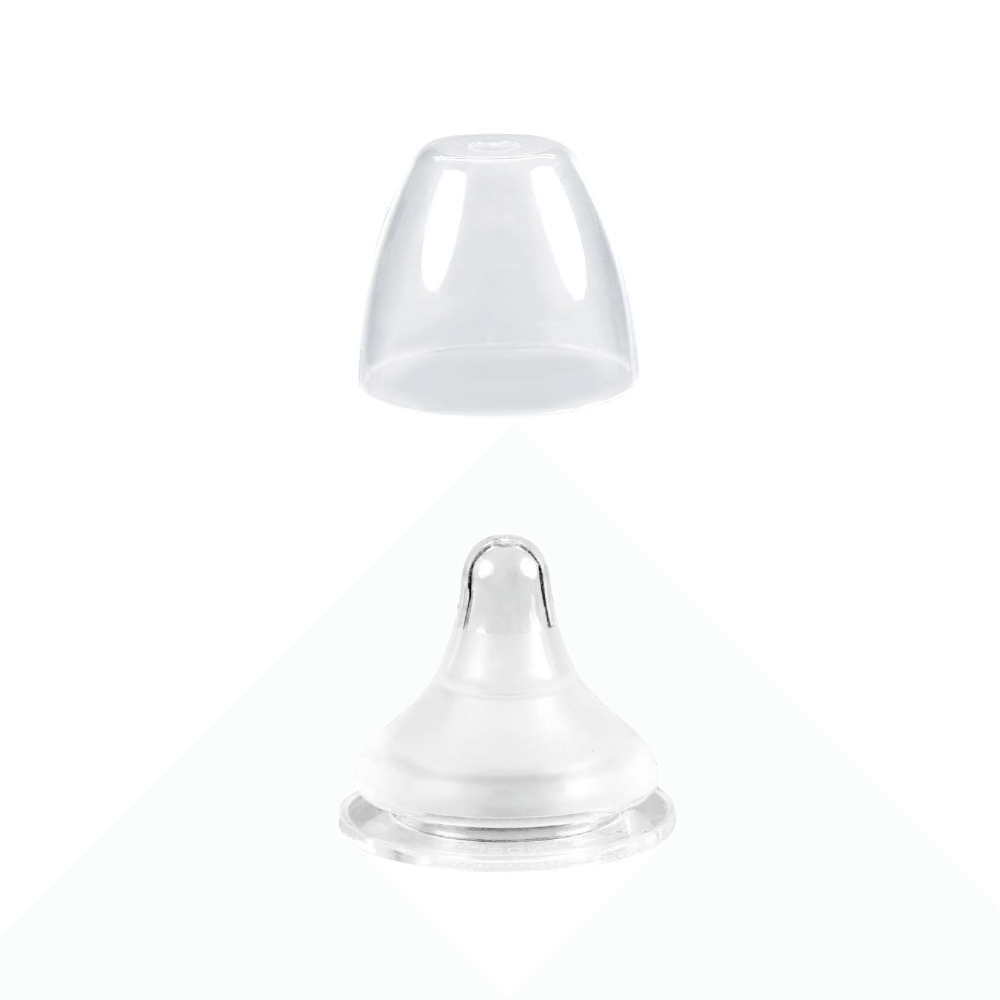Fraupow Combi-Feed Glass Baby Bottles | Pack of 3