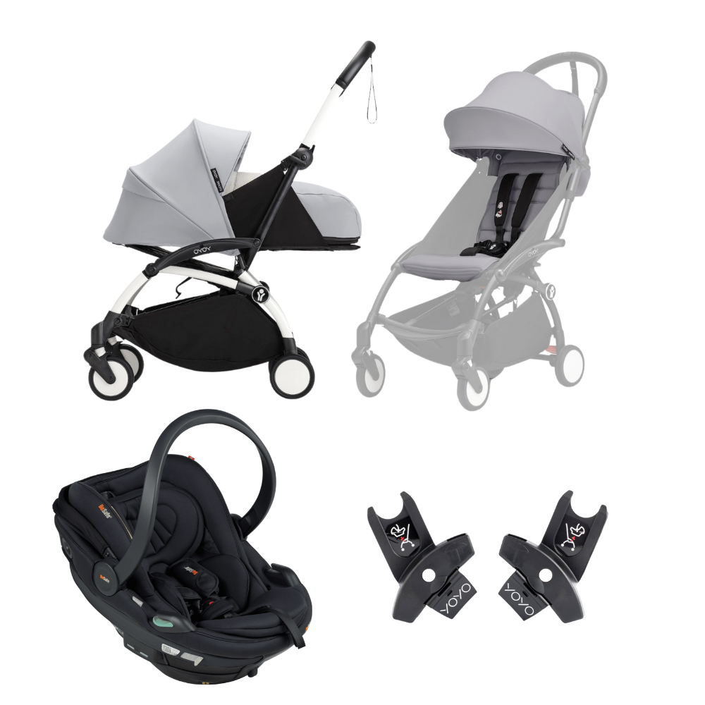 Stokke® YOYO³ Stroller - 6+ seat, 0+ Newborn pack and Car Chair Travel System Bundle