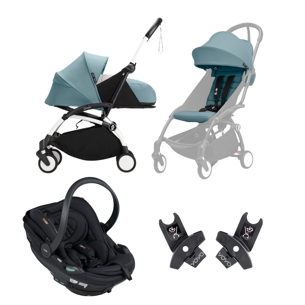 Stokke® YOYO³ Stroller - 6+ seat, 0+ Newborn pack and Car Chair Travel System Bundle