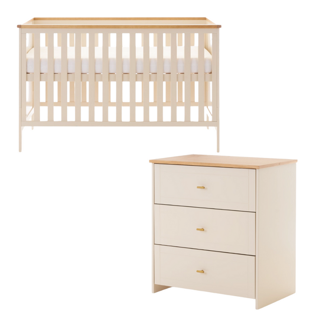 Obaby Evie 2 Piece Room Set-Baby & Toddler Furniture Sets-Parent Studio