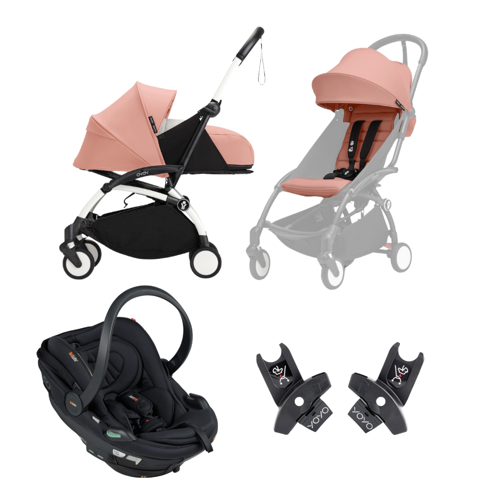 Stokke® YOYO³ Stroller - 6+ seat, 0+ Newborn pack and Car Chair Travel System Bundle