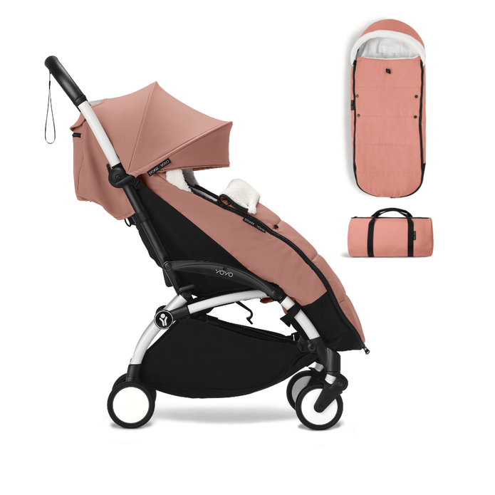 Stokke® YOYO³ Stroller from 6 months  - Compact stroller bundle with free footmuff
