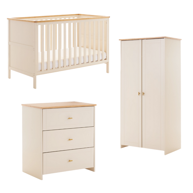 Obaby Evie Mini 3 Piece Room Set-Baby & Toddler Furniture Sets-Parent Studio