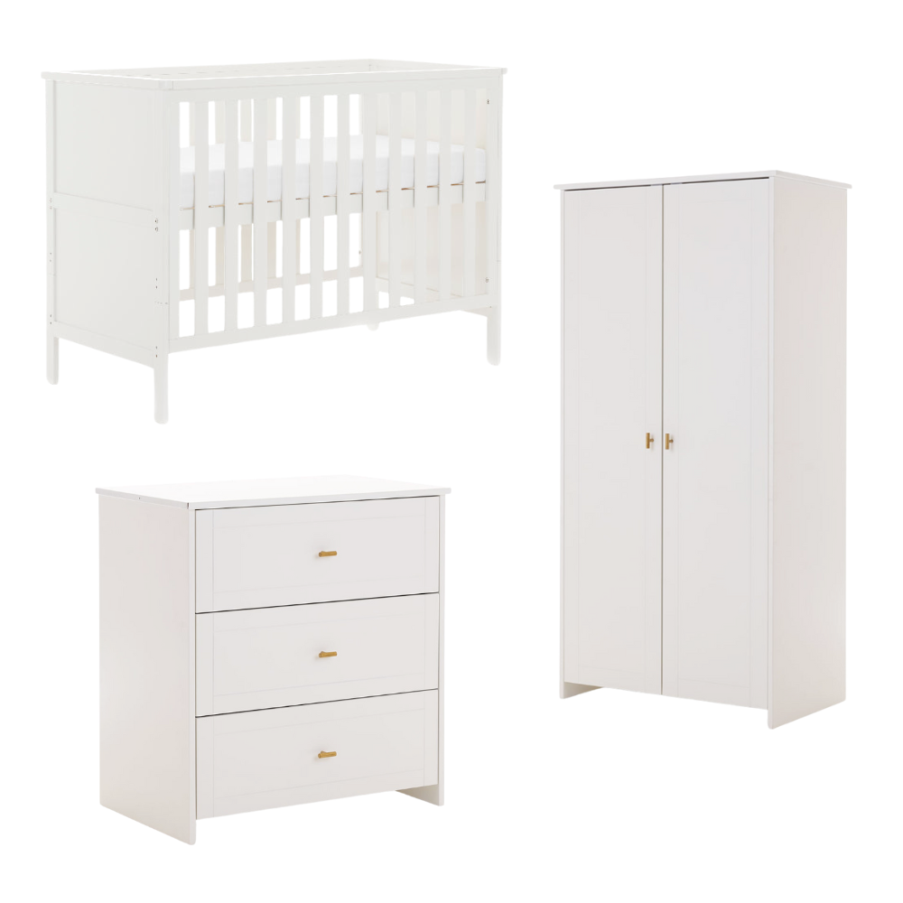 Obaby Evie 3 Piece Room Set-Baby & Toddler Furniture Sets-Parent Studio