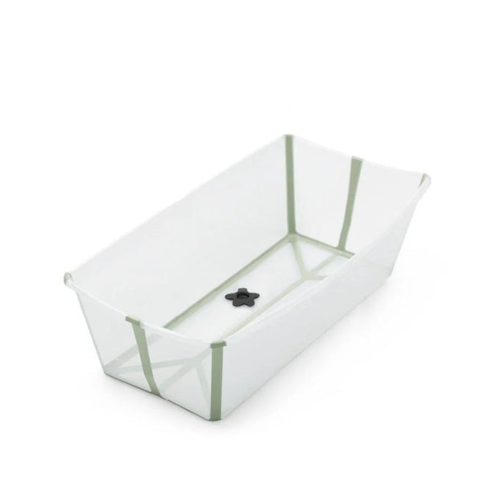 Stokke Flexi Bath XL in Green with translucent sides - Available from Parent Studio