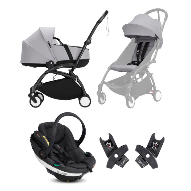 Stokke® YOYO³ Stroller - 6+ seat, Newborn Shell and Car Chair Travel System Bundle-Bundle-Parent Studio