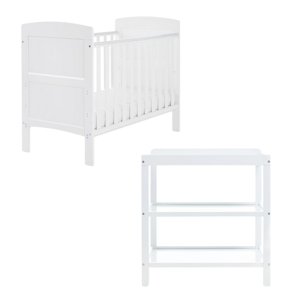 Obaby Grace Mini 2 Piece Room Set-Baby & Toddler Furniture Sets-Parent Studio