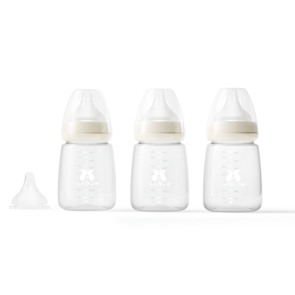 Fraupow Combi-Feed Baby Bottles | Pack of 3 - Parent Studio