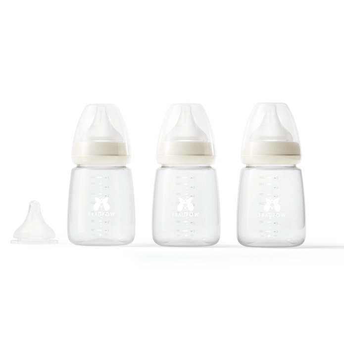 Fraupow Combi-Feed Baby Bottles | Pack of 3