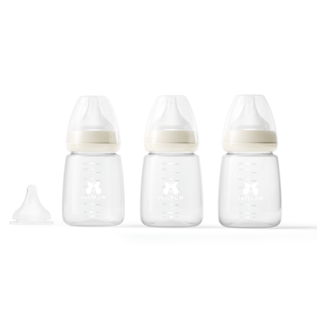 Fraupow Combi-Feed Baby Bottles | Pack of 3