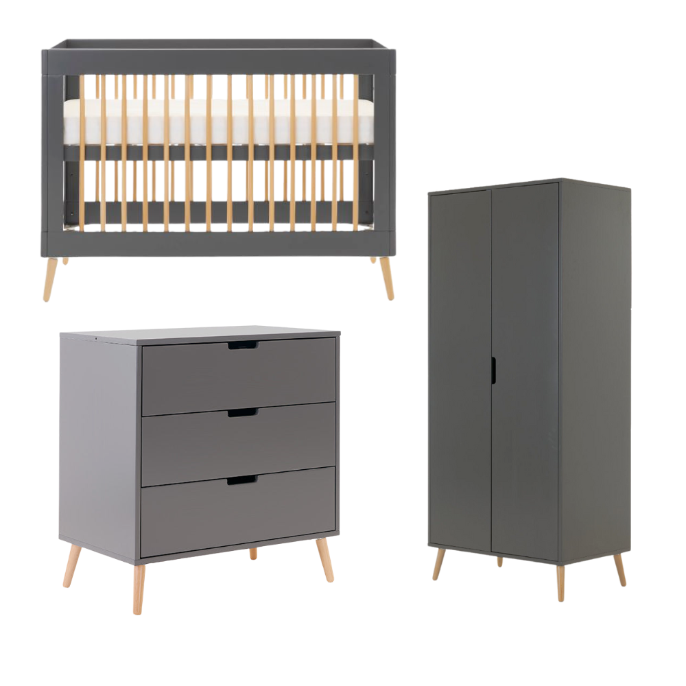 Obaby Maya Mini 3 Piece Room Set-Baby & Toddler Furniture Sets-Parent Studio