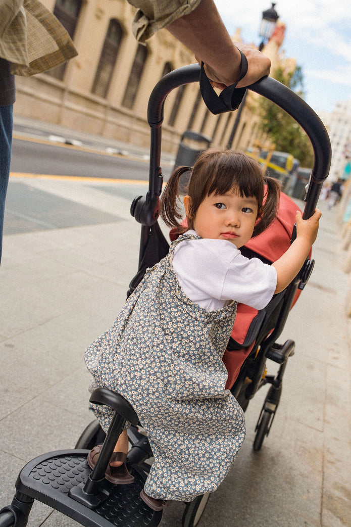 Lifestyle image of Stokke Yoyo Board toddler sibling solution for Yoyo Stroller - Available from Parent Studio