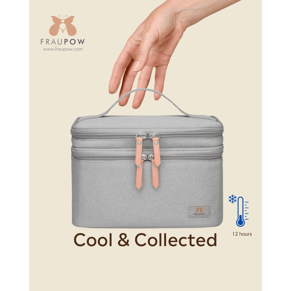 Fraupow Milk Essentials Cooler Bag & Wearable Pump Storage Bag - Parent Studio