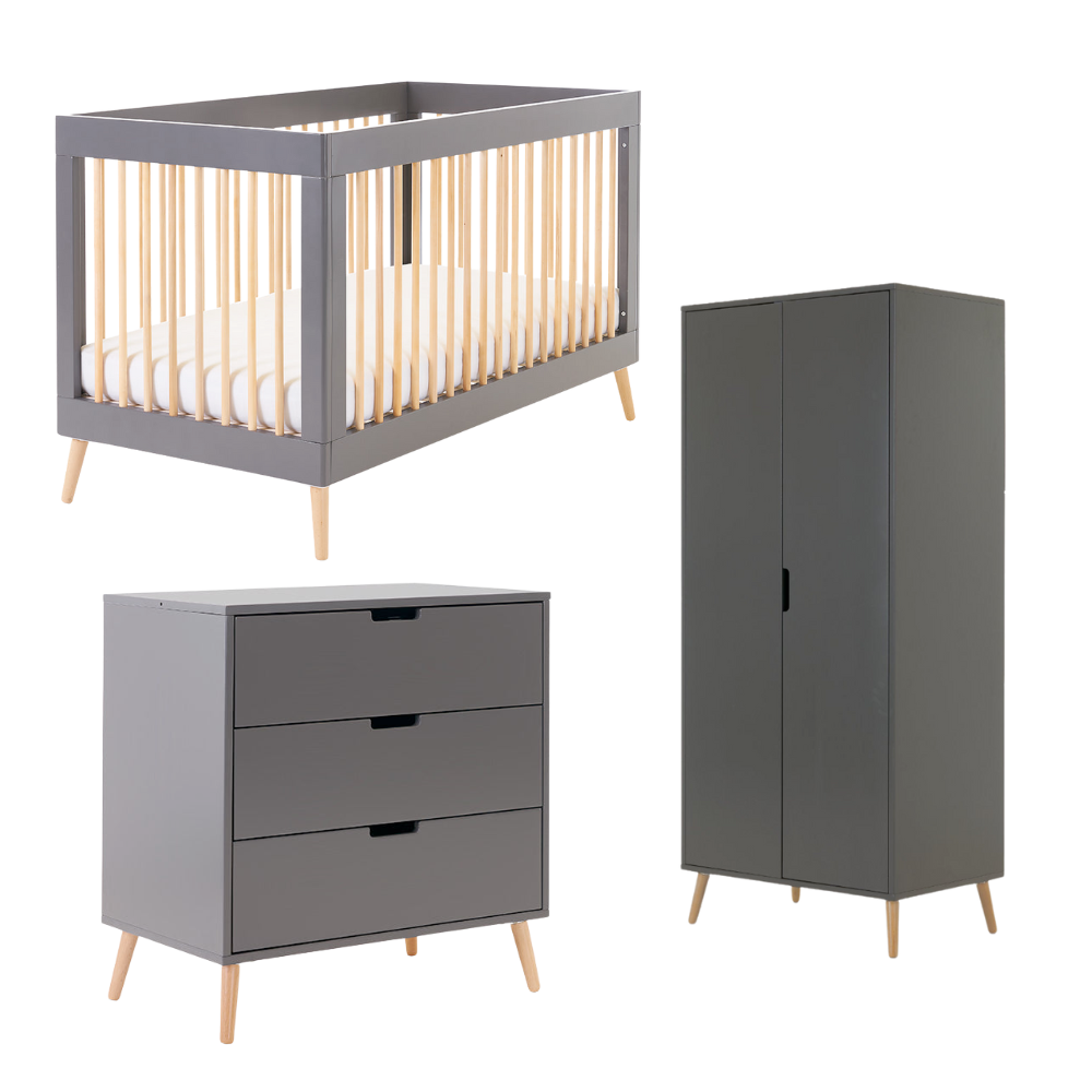 Obaby Maya 3 Piece Room Set-Baby & Toddler Furniture Sets-Parent Studio