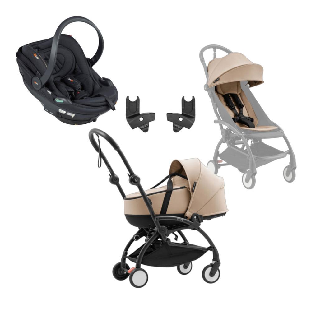 Stokke® YOYO⁵ Bassinet to Toddler & BeSafe Go Beyond² | 3-in-1 Travel System Bundle
