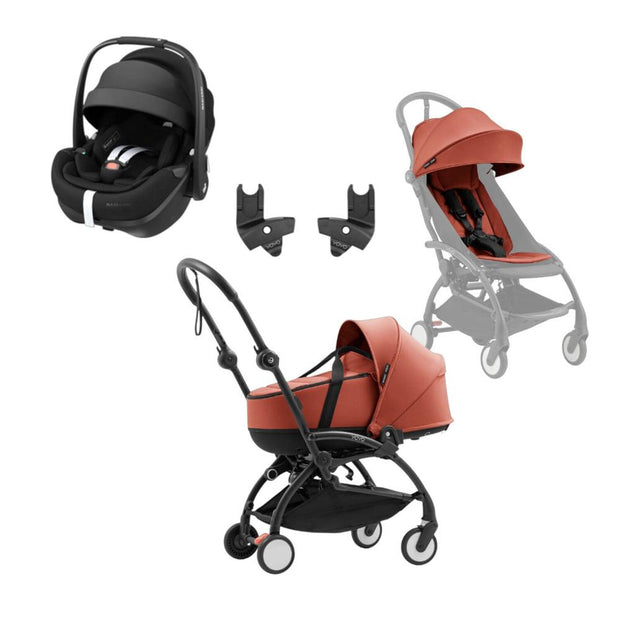 Stokke® YOYO⁵ Bassinet to Toddler & Maxi-Cosi Pebble 360 Pro² | 3-in-1 Travel System Bundle