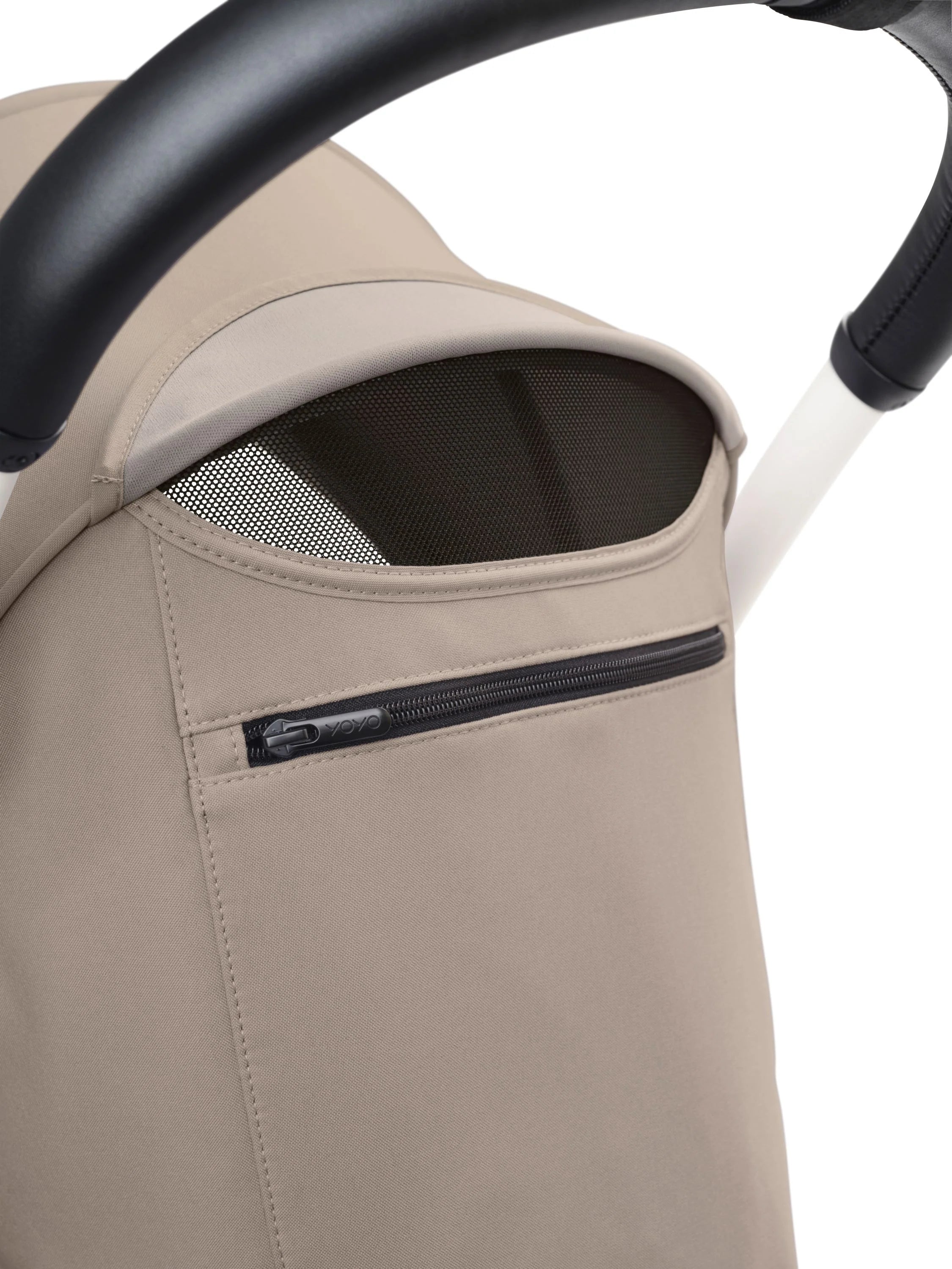 Stokke® YOYO³ stroller with newborn to toddler Black/Taupe