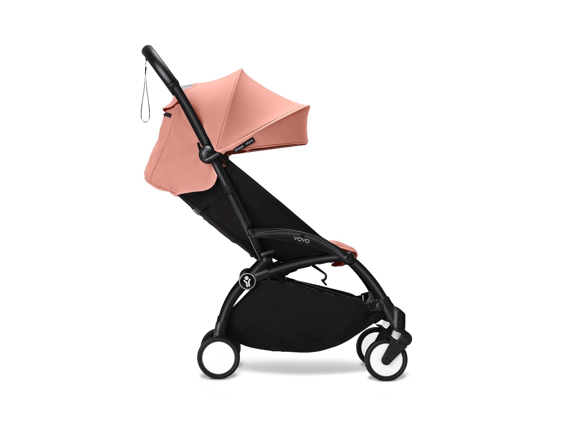 Stokke® YOYO³ stroller with newborn to toddler Black/Ginger
