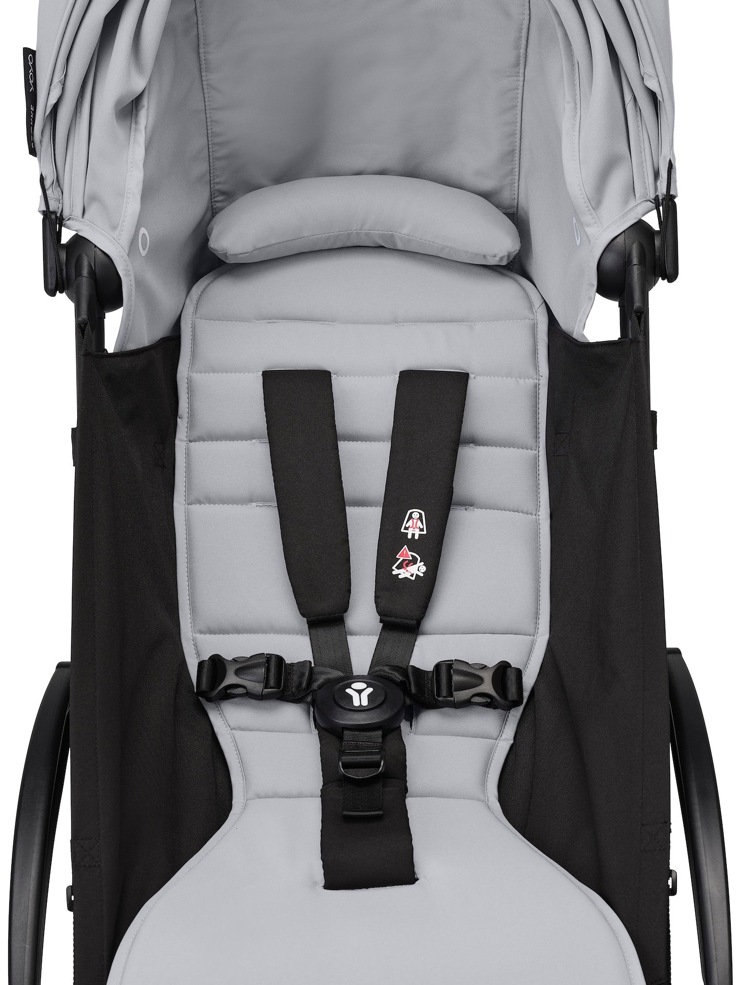 Stokke® YOYO³ stroller with newborn to toddler White/Stone