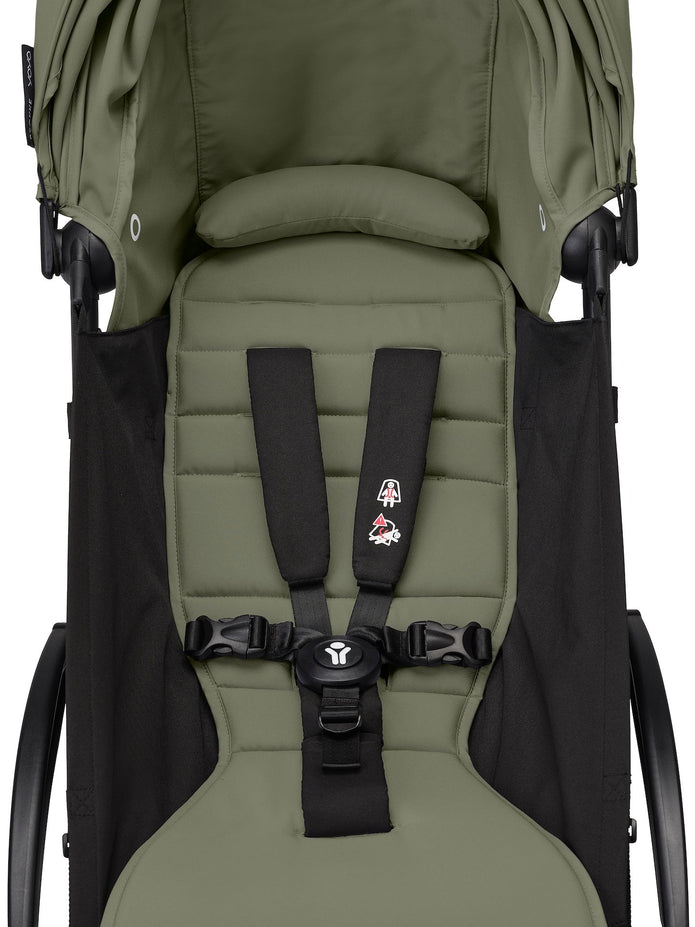 Stokke® YOYO³ stroller with newborn to toddler Black/Olive