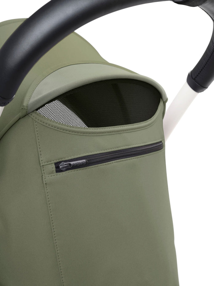 Stokke® YOYO³ stroller with newborn to toddler Black/Olive