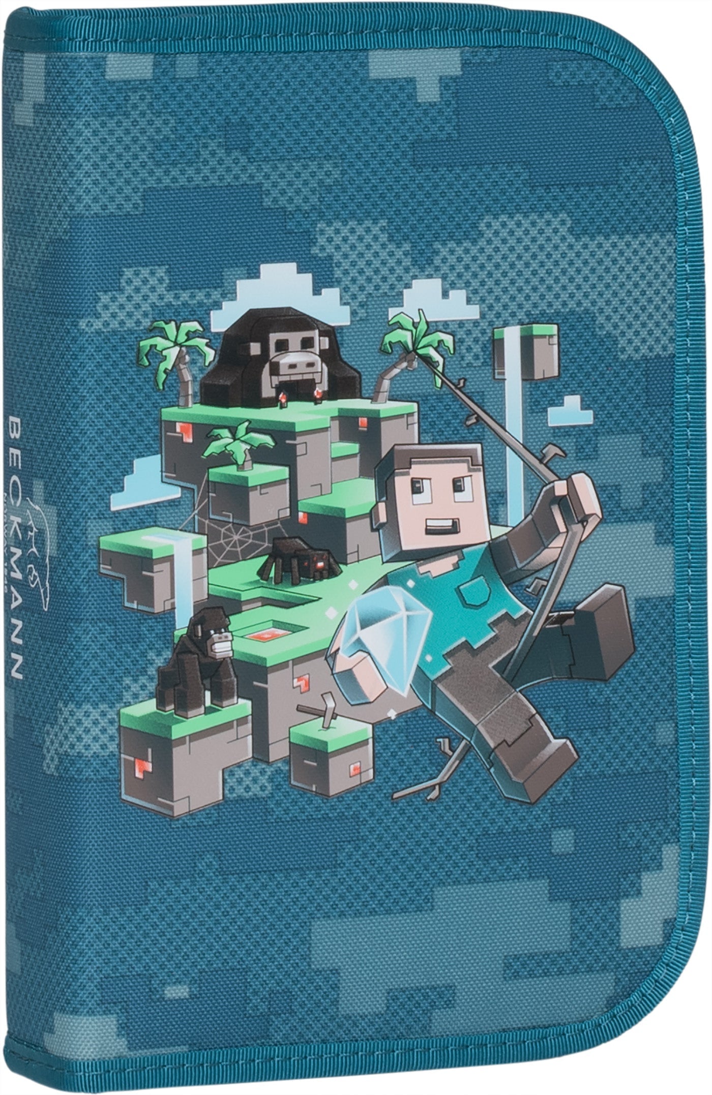 Single section pencil case w/content, Jungle game