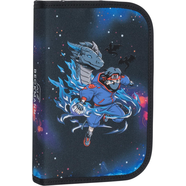 Single section pencil case w/content, Ninja Elements - Parent Studio