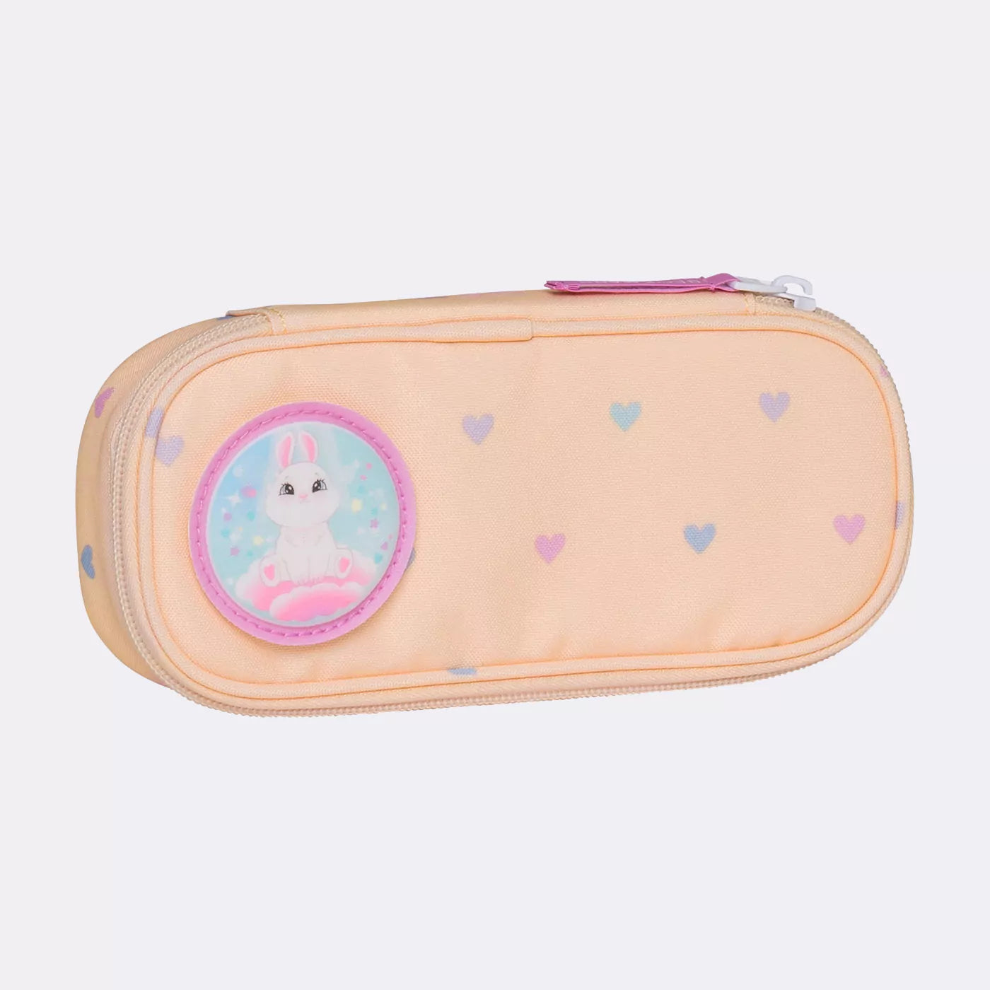 Oval pencil case, Yellow Heart