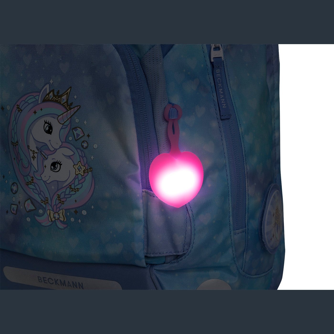 B-SEEN & SAFE LED light, Pink Heart