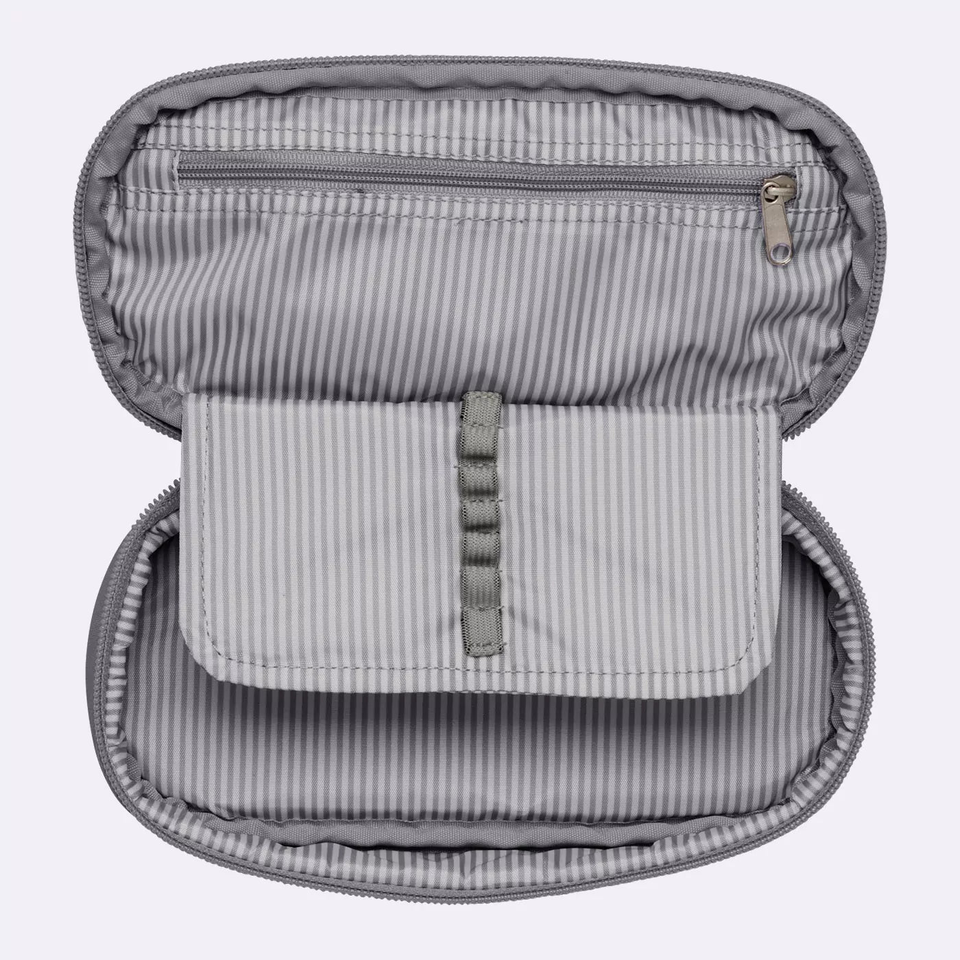 Oval pencil case, Grey