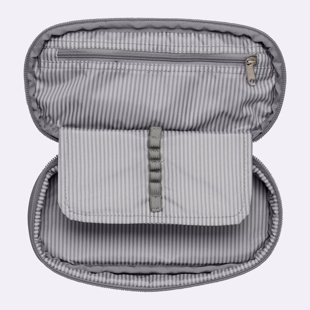 Oval pencil case, Grey
