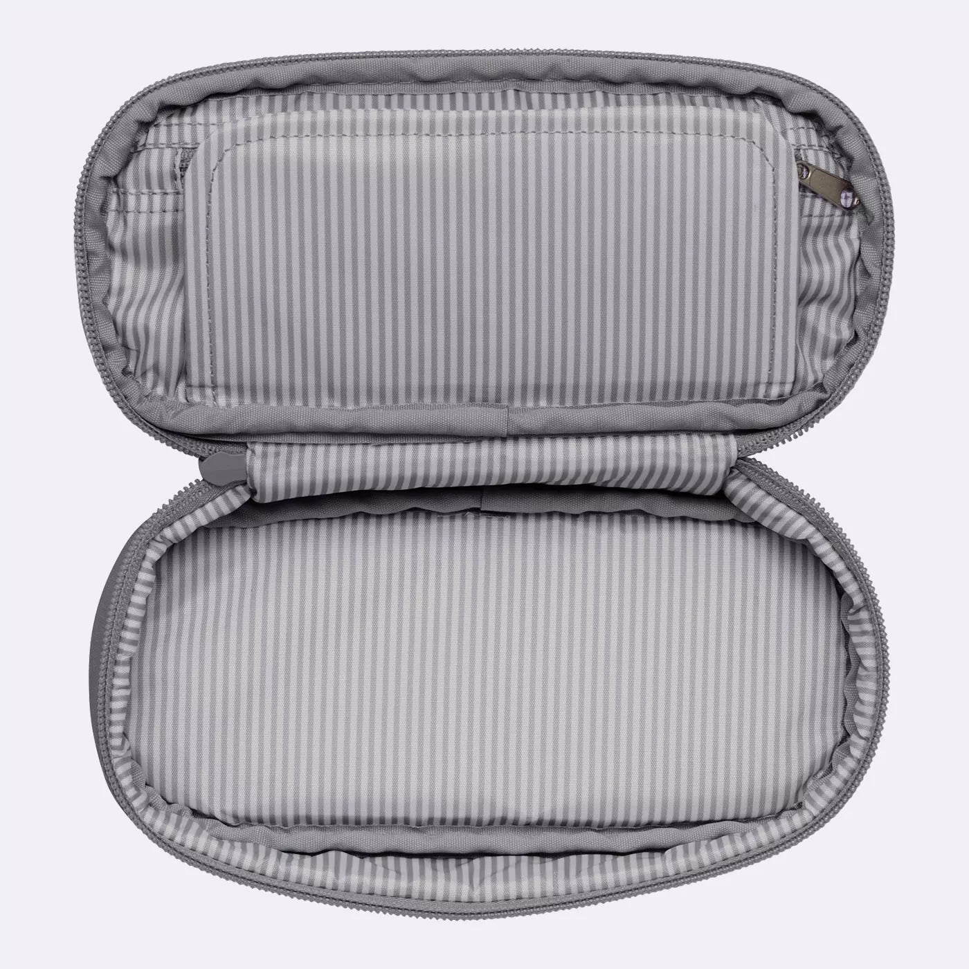Oval pencil case, Grey