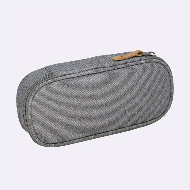Oval pencil case, Grey