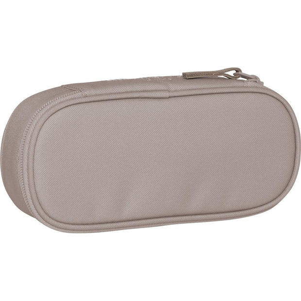 Oval pencil case, Beige Youth/student/adult