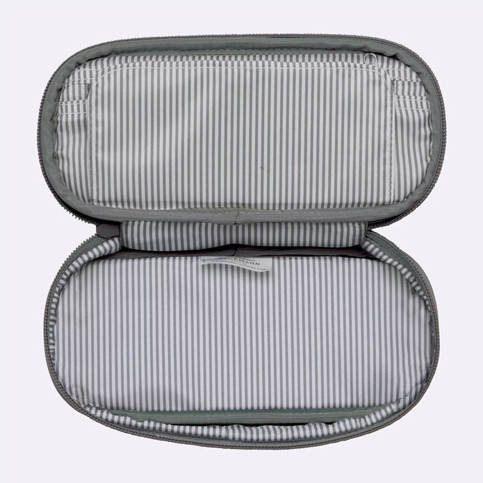 Oval pencil case, Foggy Green