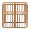 Stokke Nighti mini cot in Natural Beech — Available from Parent Studio