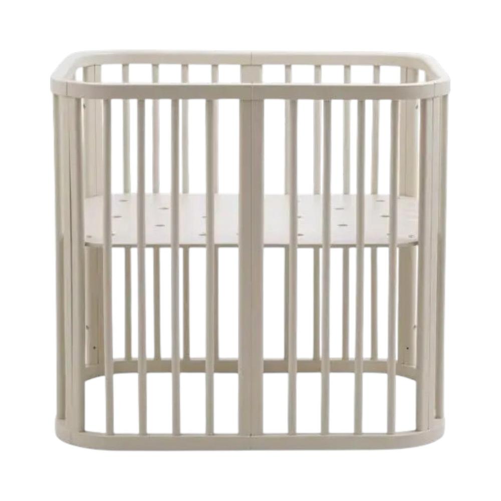 Stokke Nighti mini cot in Vanilla White finish  — Available from Parent Studio
