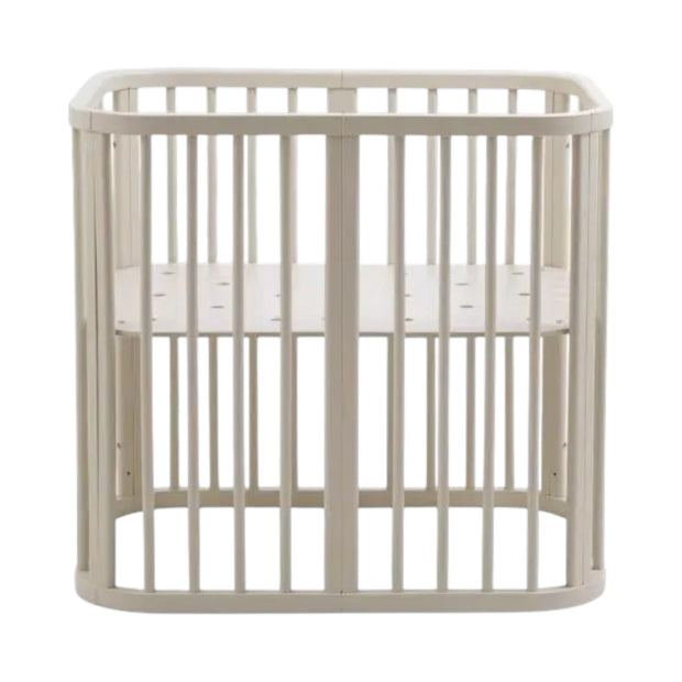 Stokke Nighti mini cot in Vanilla White finish  — Available from Parent Studio