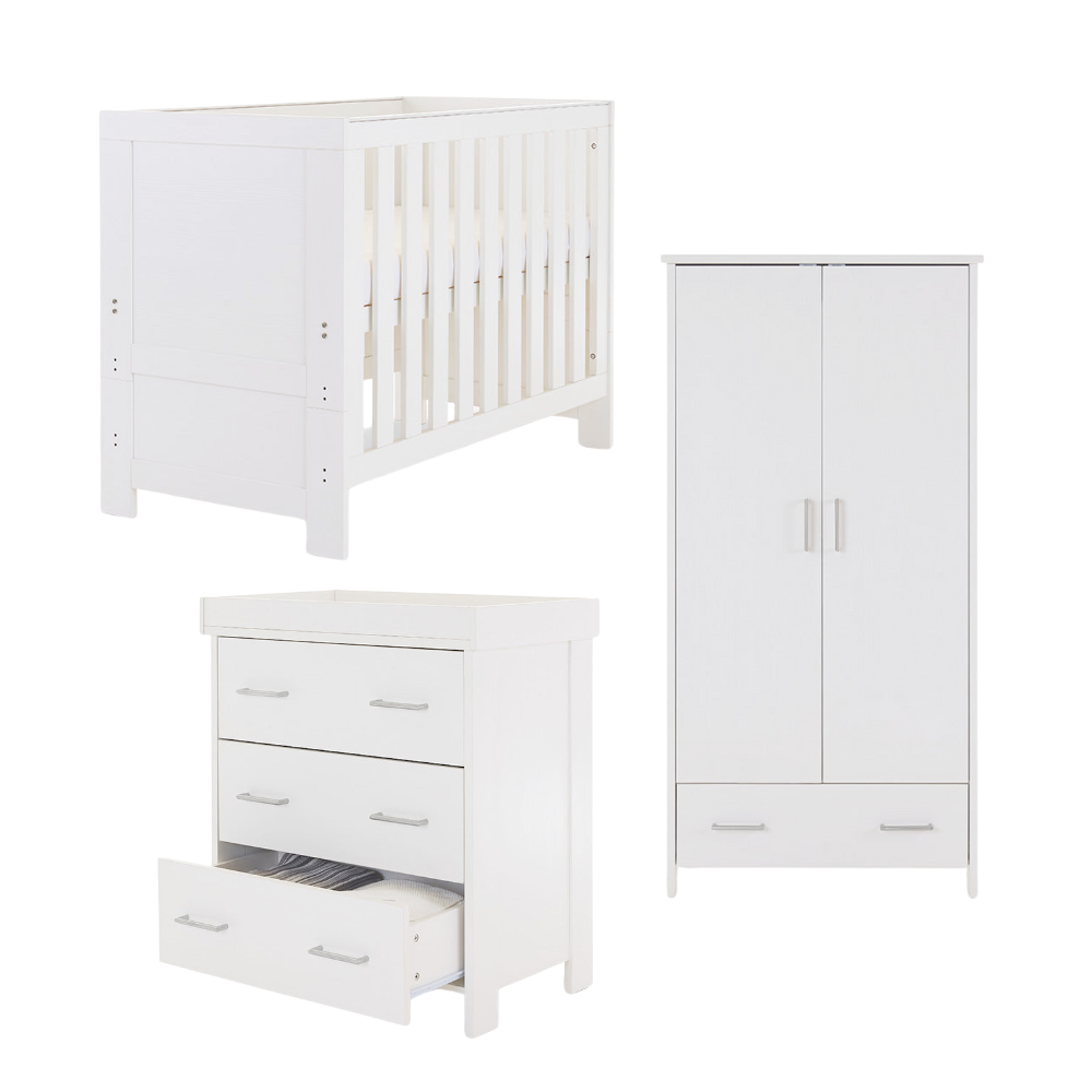 Obaby Nika 3 Piece Room Set-Baby & Toddler Furniture Sets-Parent Studio