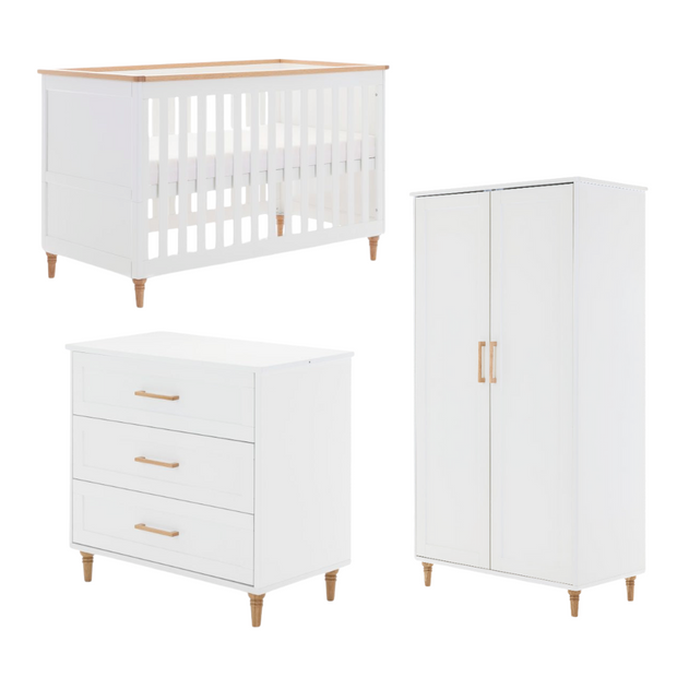 Obaby Orla 3 Piece Room Set-Baby & Toddler Furniture Sets-Parent Studio