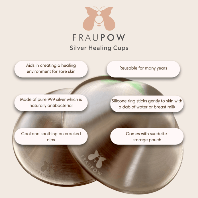 Fraupow Silver Healing Cup | Pack of 2