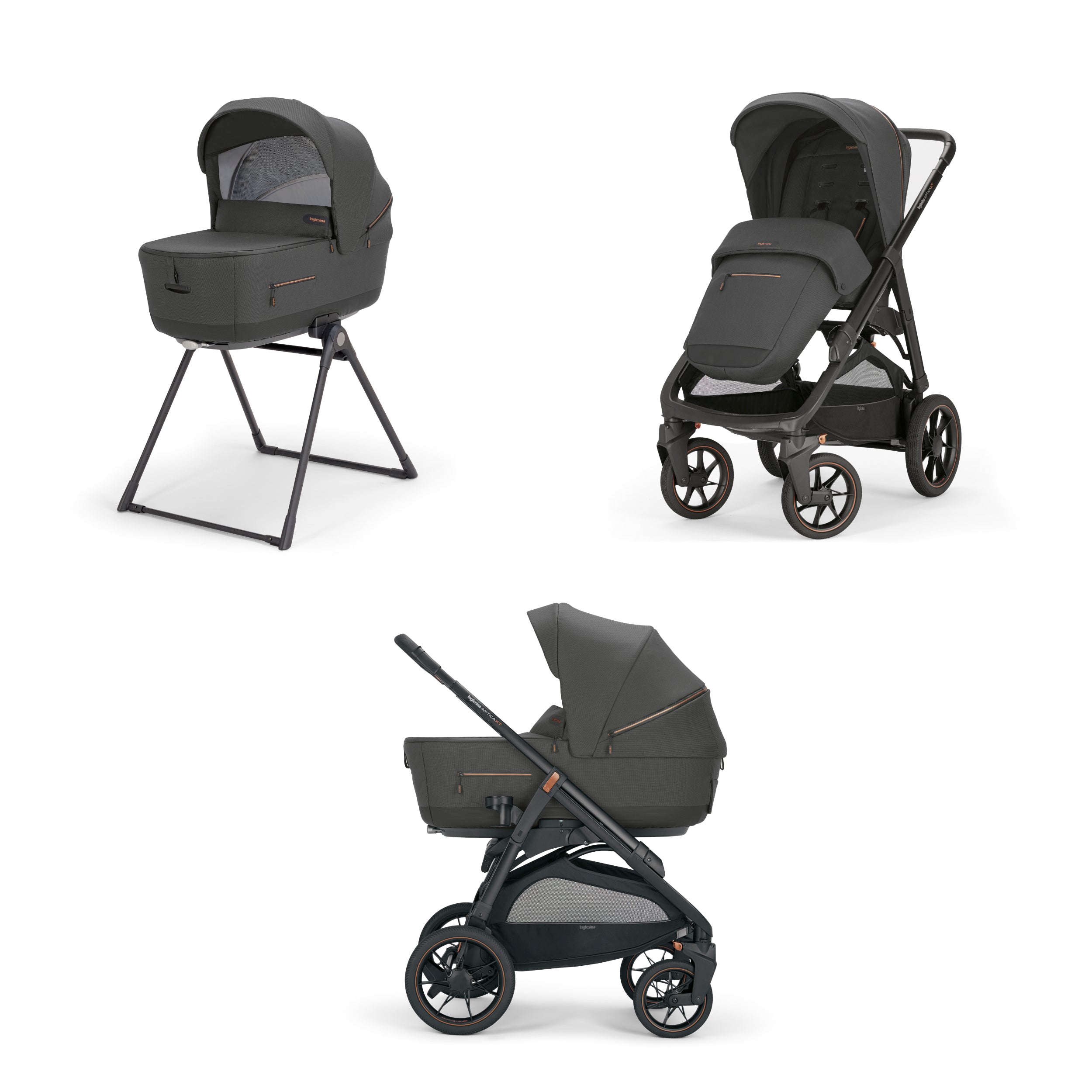 Aptica XT 4 in 1 Travel System Magnet Grey