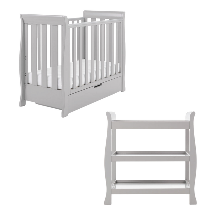 Obaby Stamford Space Saver Sleigh 2 Piece Room Set