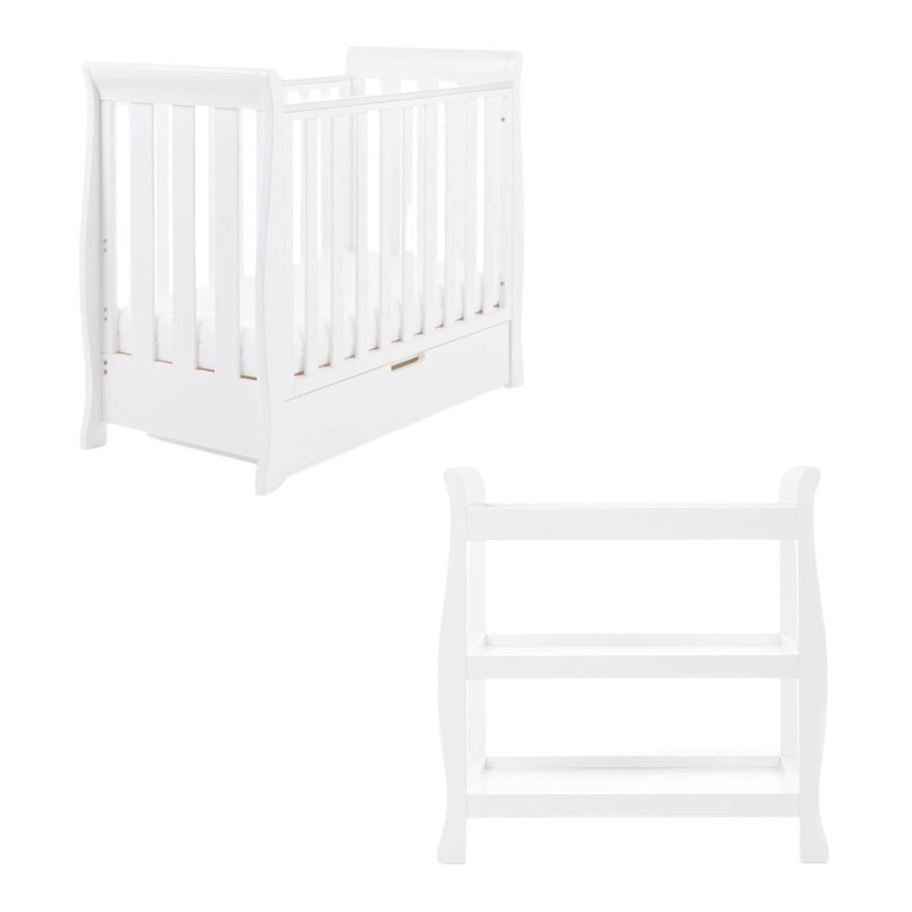 Obaby Stamford Space Saver Sleigh 2 Piece Room Set